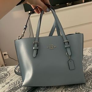Coach Powder Blue Mollie Crossbody Bag
